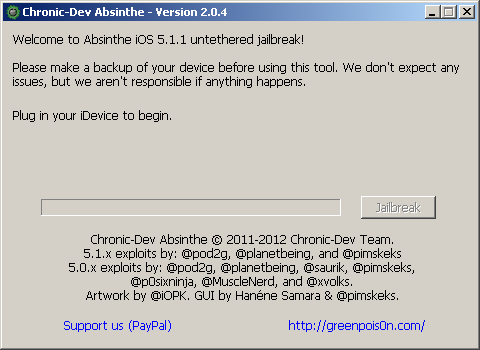 Absinthe 2.0 Jailbreak for iOS 5.1.1 Released [Download Links]